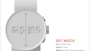 photo of dot braille watch