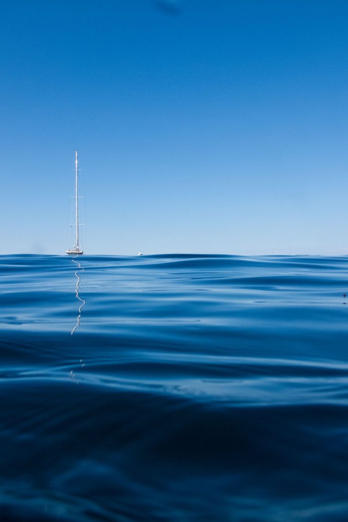 photo of a boat presumably in the ocean.