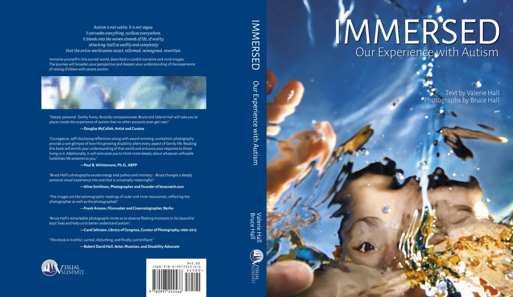 cover of the book "Immersed: Our Experience With Autism" written by Bruce Hall and Valerie Hall