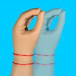 Gesture for move - touching finger and index finger and moving arm