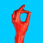 gesture for right click - touching thumb and middle finger
