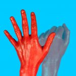gesture for zooming in our out - clenching fist and opening up fist