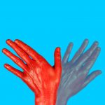 gesture for switch - all fingers upright, moving