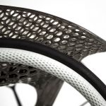 detailed photo of seat and wheel