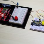 Two separate buttons to call different IFTTT recipes. One is using the Sparkfun Photon RedBoard and the other is using the Particle Photon.