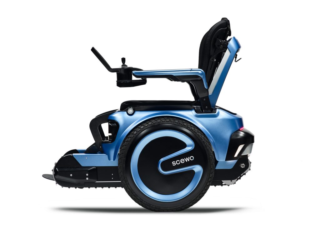 side view of scewo wheelchair