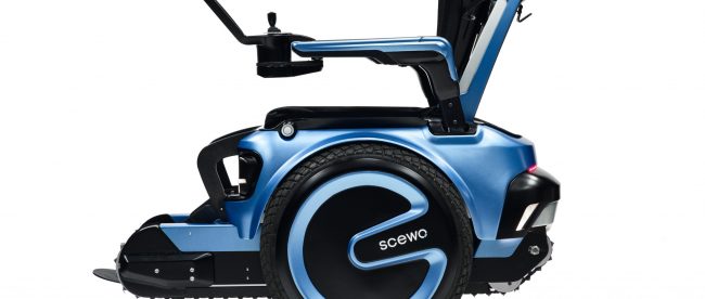 side view of scewo wheelchair