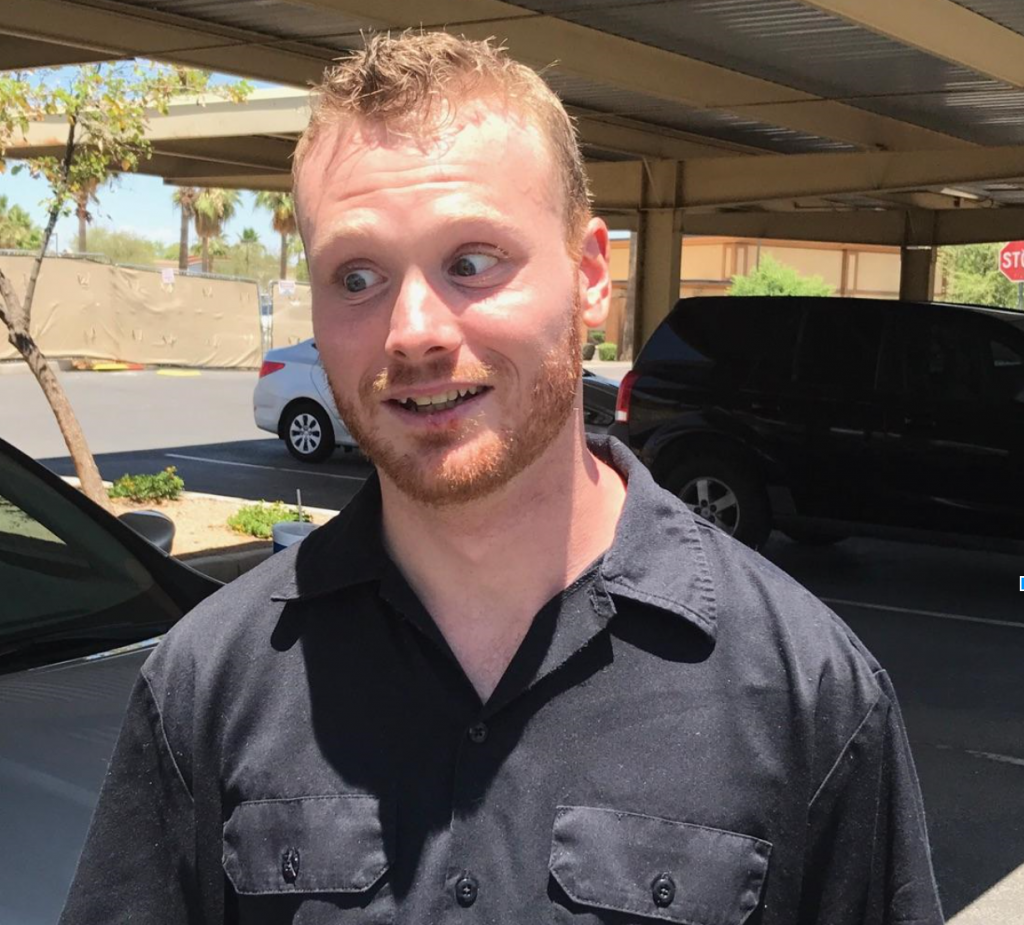 Esoteric Quality wearing a black shirt